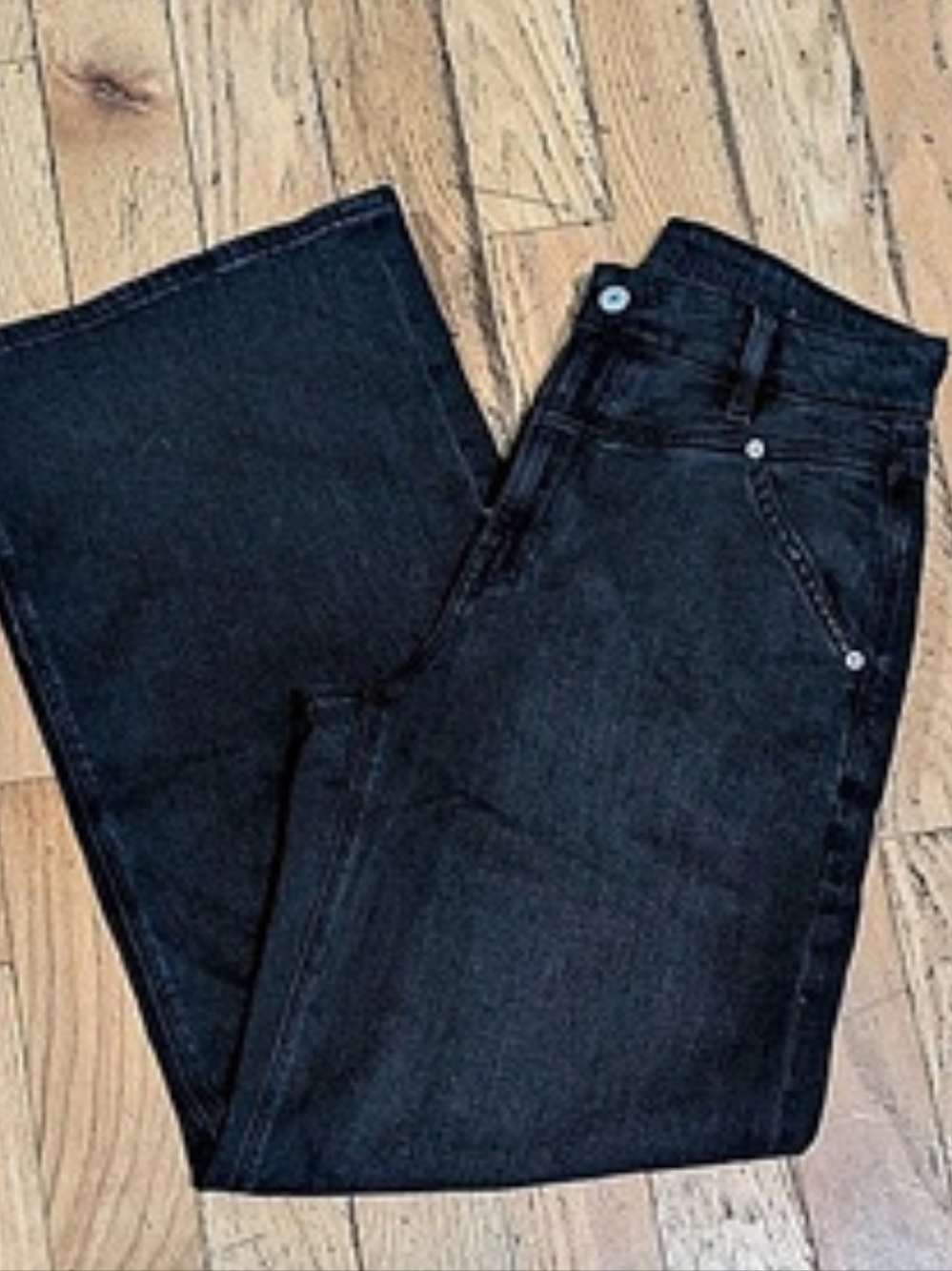 American Eagle Ladies Size 4 Super High Rise Baggy High Rise *F25 - Picture 4 of 10
